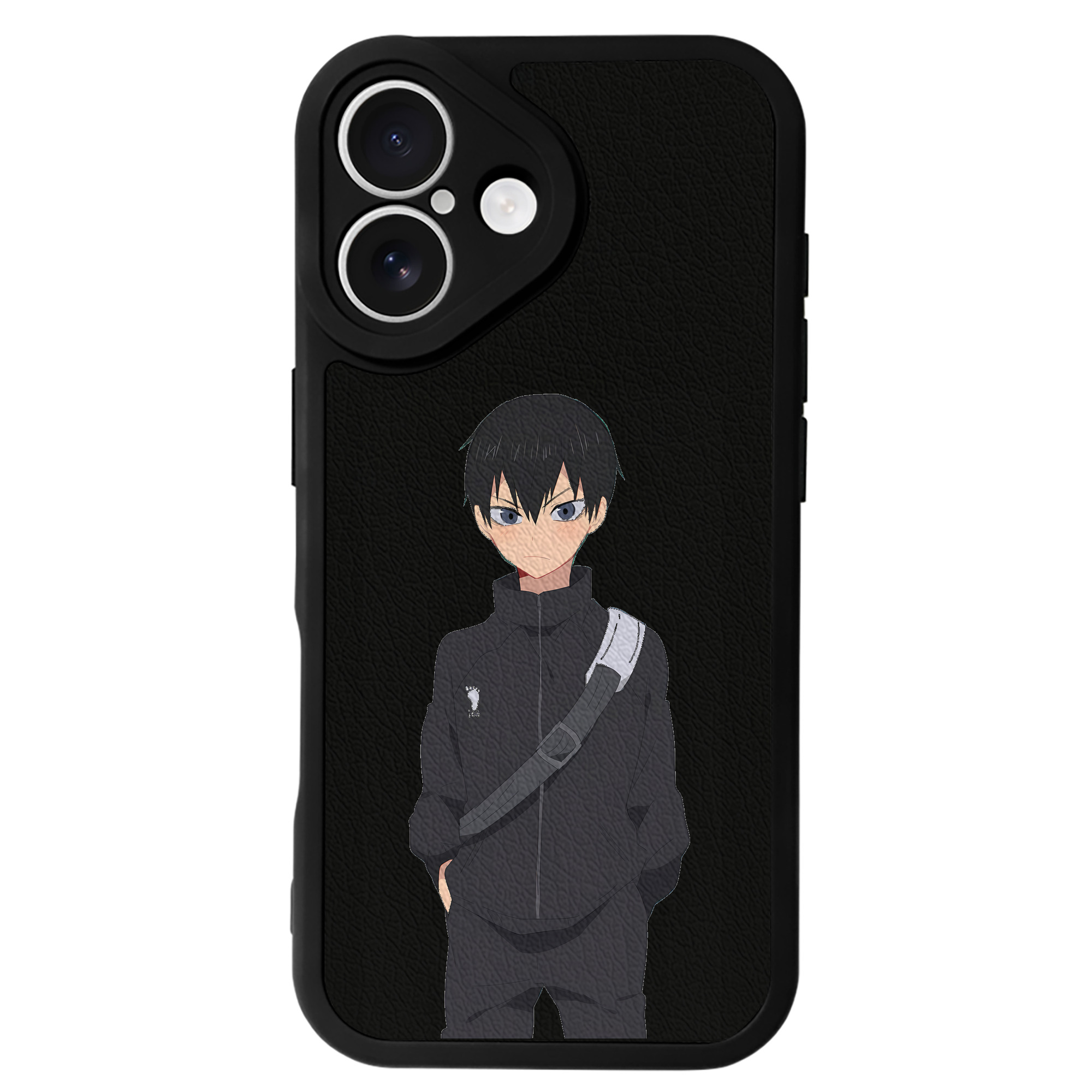（画像用） ハイキュー!! Haikyu!! 【iPhone 16シリーズ対応】シリコンスマホケース（レザー調） 材質：シリコン